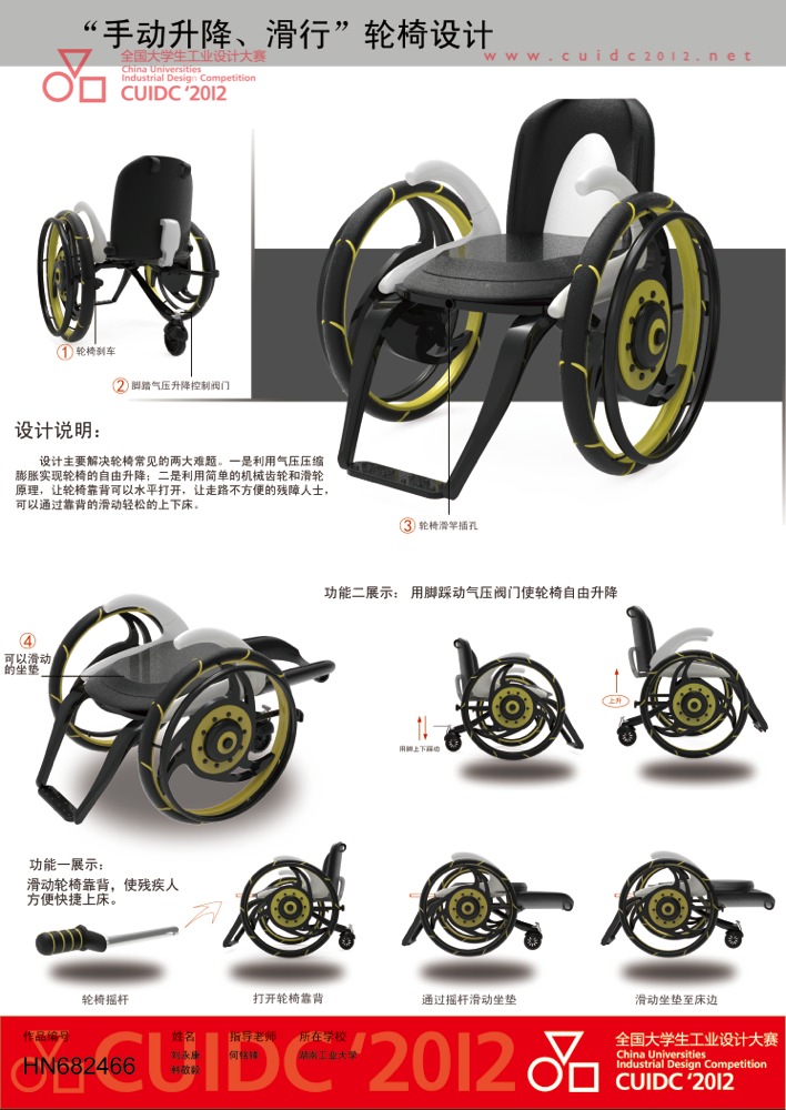 2014全国大学生工业设计大赛及上届一等奖作品欣赏